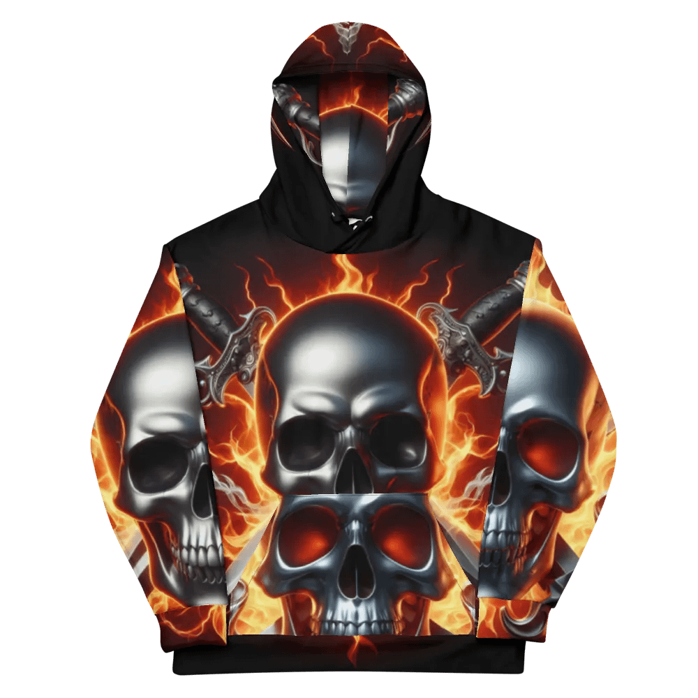 Reclaimed Fury - Unisex Skull Hoodie #26 product image (11)