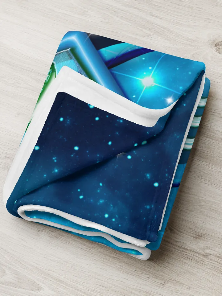 Healing Code 528 Hz Miracles Light-Tech Fleece Blanket product image (2)