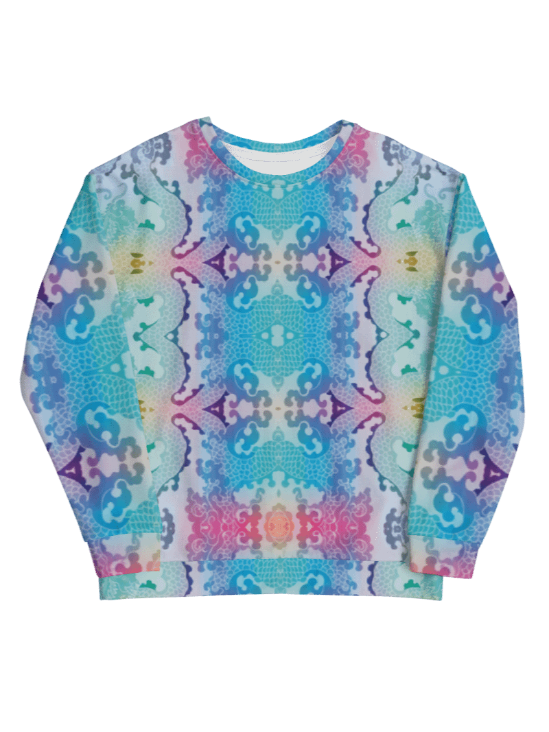 Pastel Incarnation Recycled Unisex Sweatshirt product image (2)