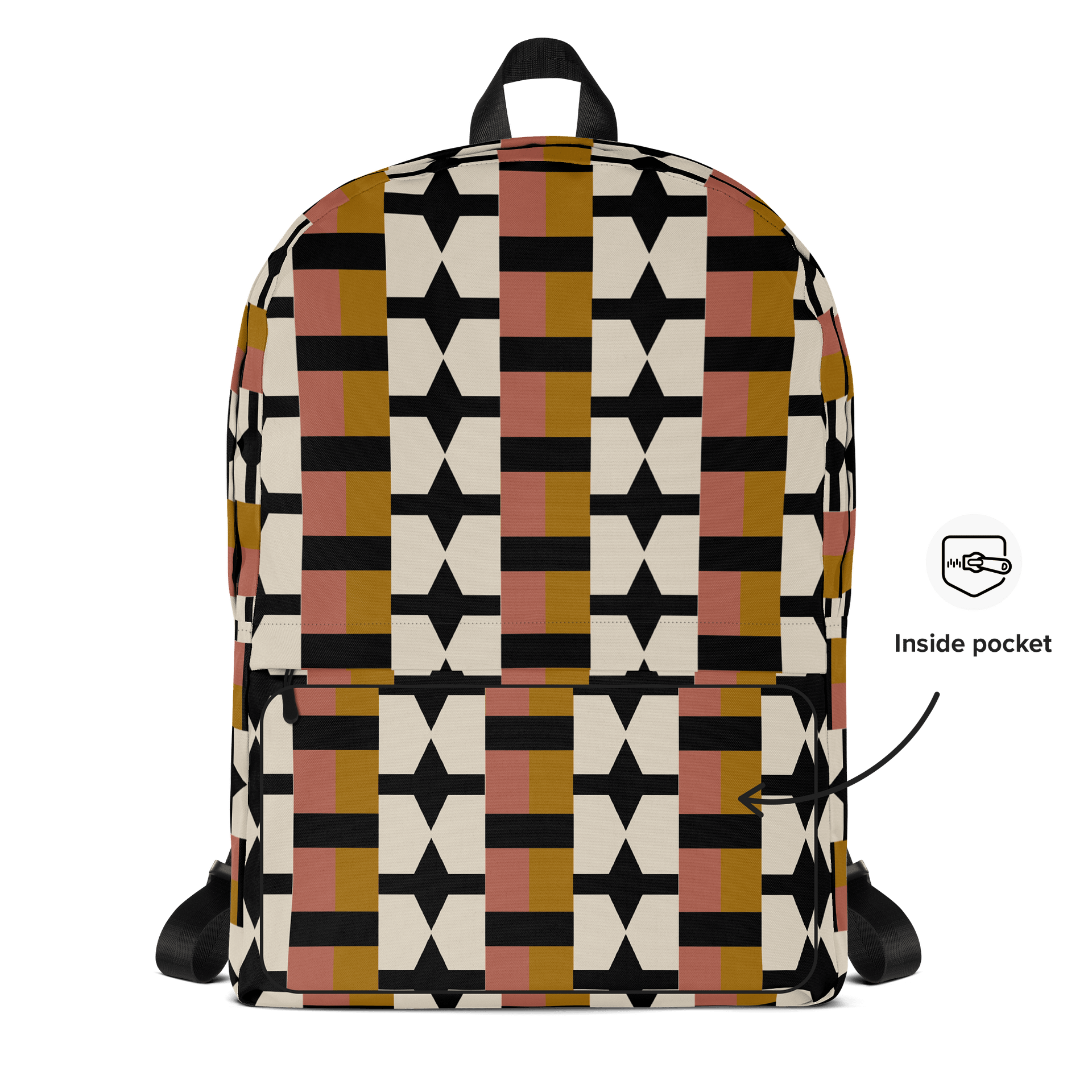 Kinfolk Kente Laptop Backpack w/ Front Pocket in Cider product image (5)