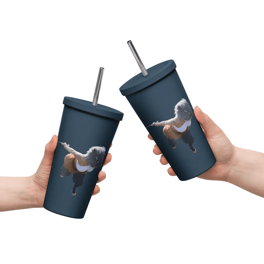Inosuke Insulated Tumbler w/ Straw product image (8)