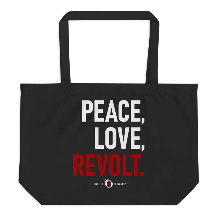 Peace, Love, Revolt Tote Bag product image (1)