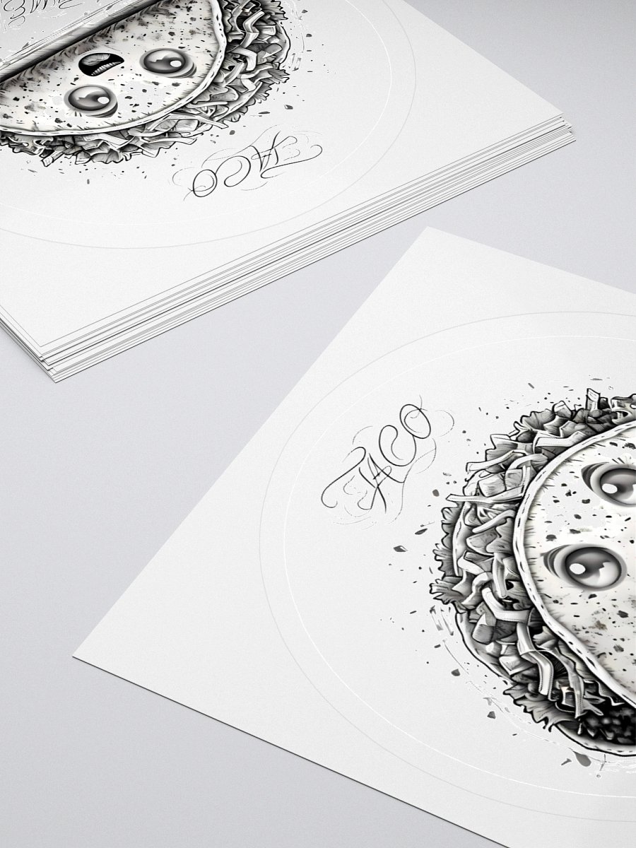 Cute Taco Time Sticker - Ideal for Taco Enthusiasts product image (10)