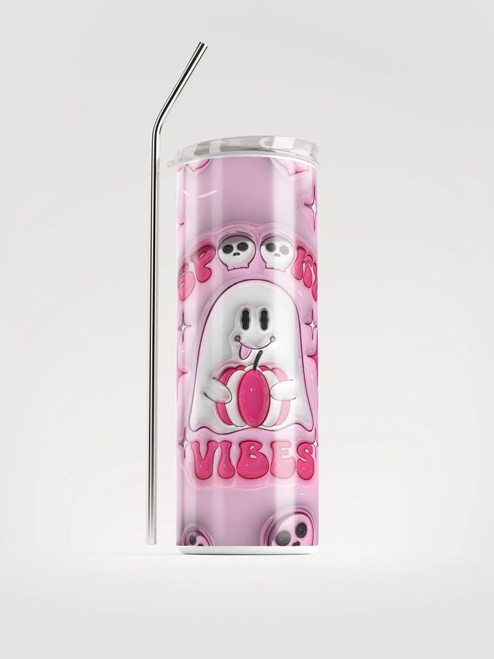 Spooky Vibes Stainless Steel Tumbler product image (1)