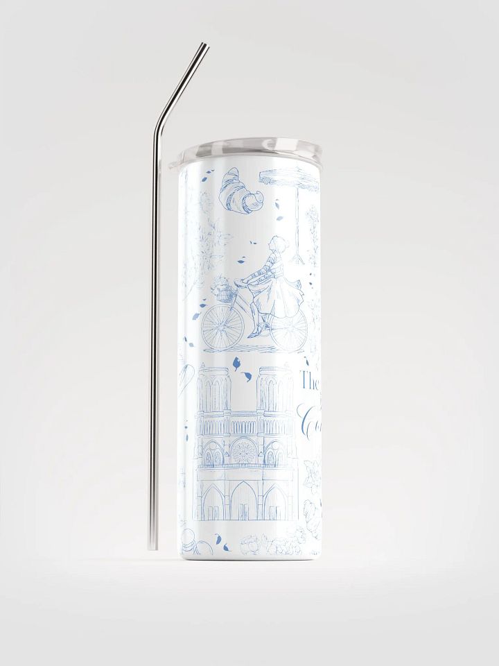 Parisian Toile Tumbler with Straw product image (1)