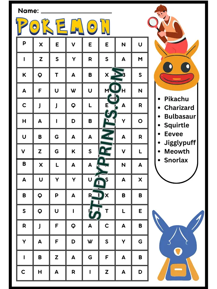 Pokemon Word Search For Kids product image (2)