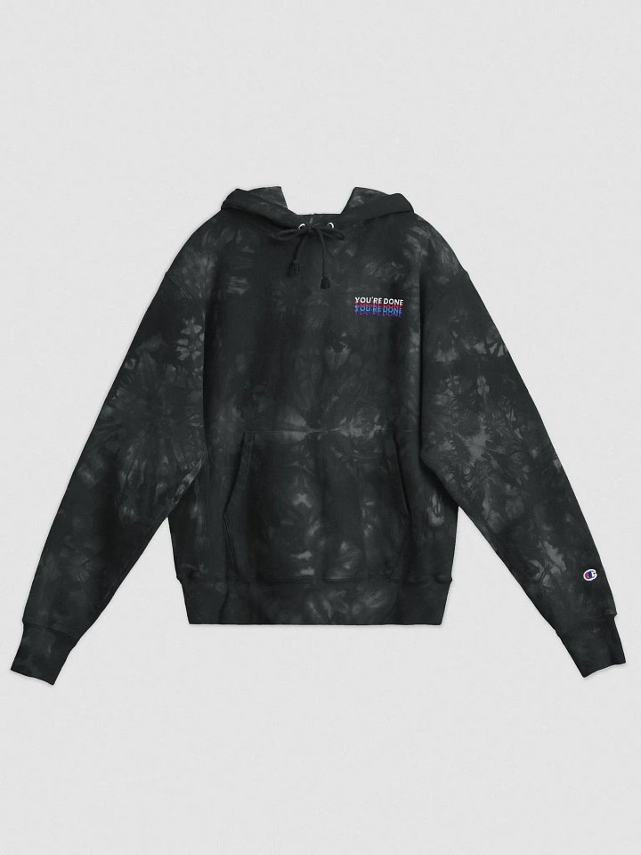 TIE DYE YOU'RE DONE HOODIE product image (1)