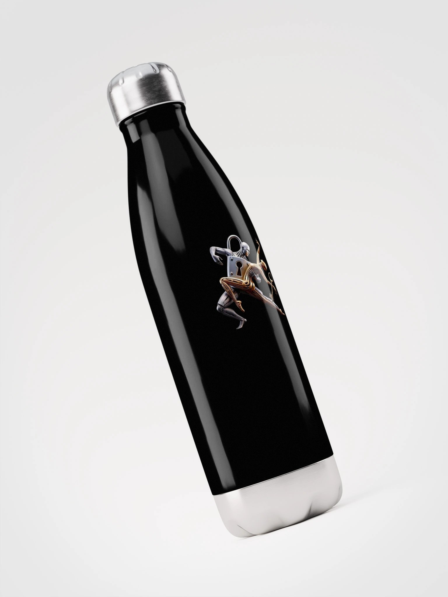 Unlocking Connection Stainless Steel Water Bottle product image (3)