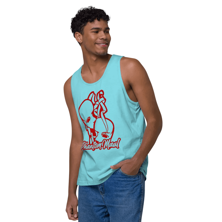 Red Logo Men's Tank Top product image (8)