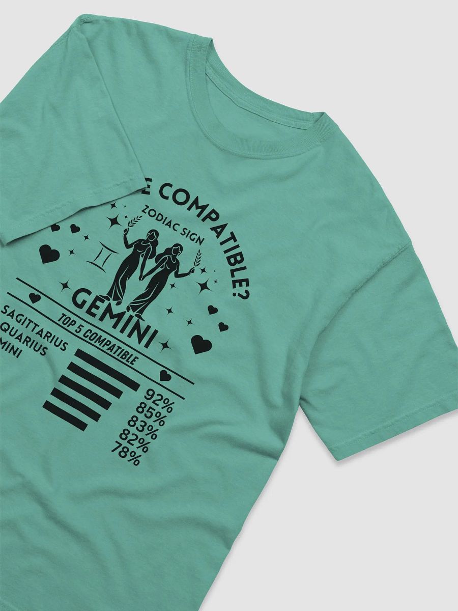 Gemini Zodiac Sign Romantic Compatibility T-Shirt - Light Comfort Colors 1717 product image (69)