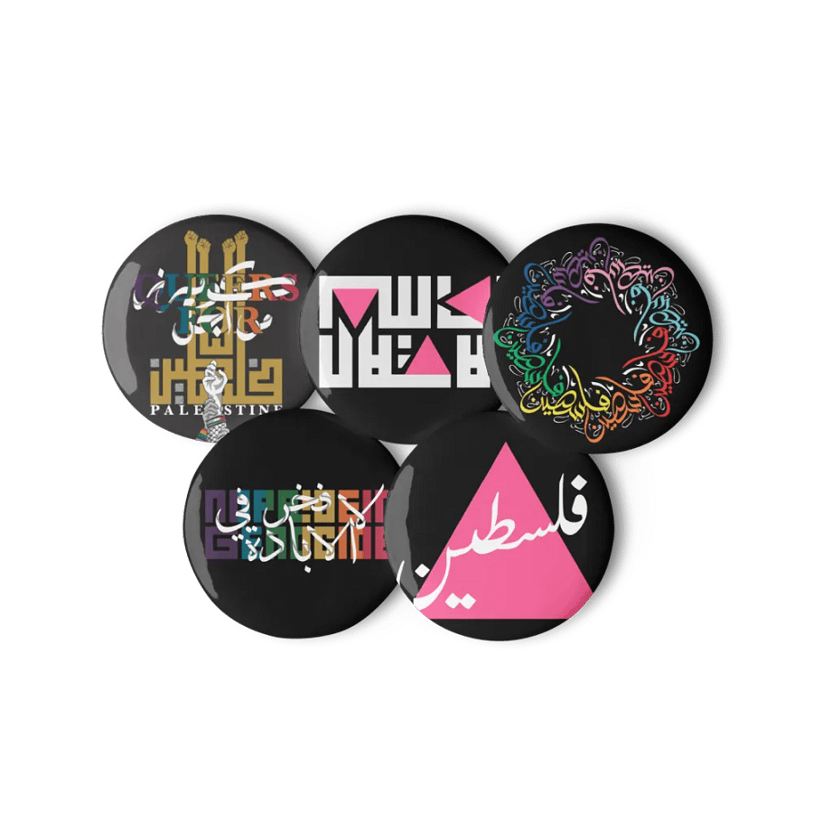Queer for Palestine Pins🏳️‍🌈🇵🇸 product image (11)