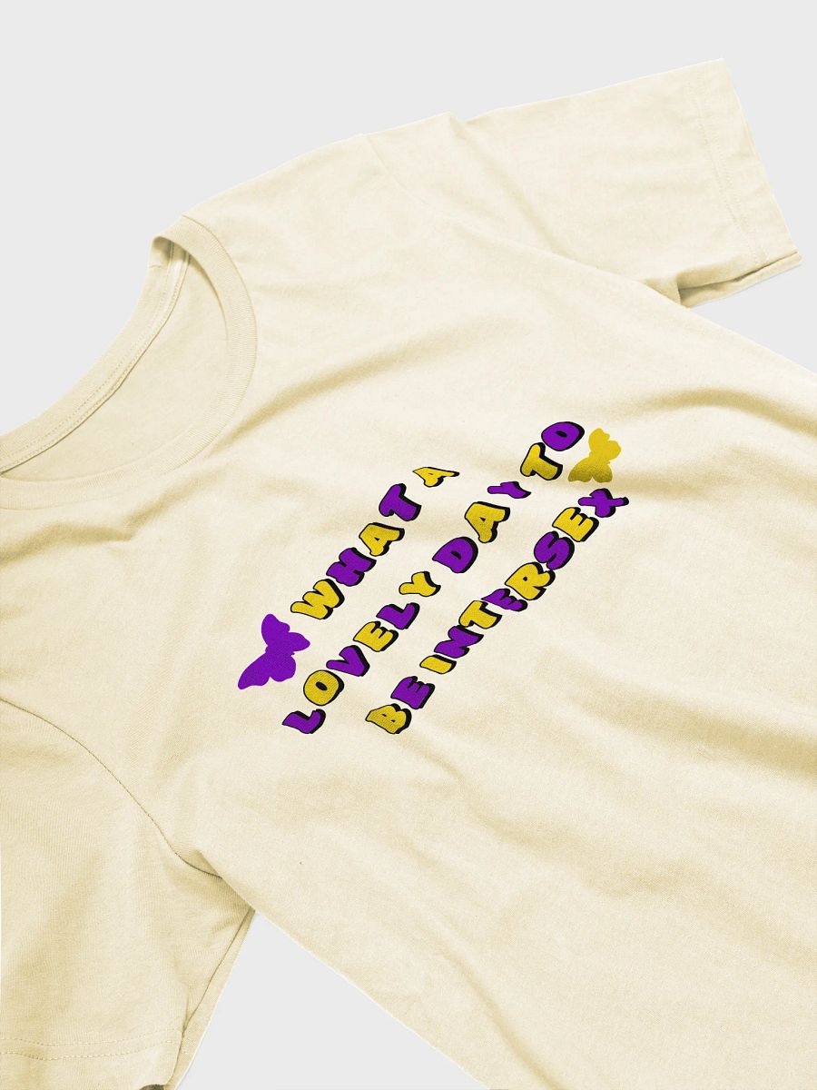 what a lovely day to be intersex t-shirt product image (3)