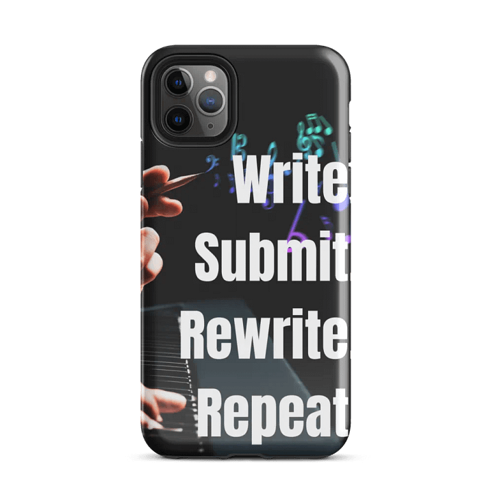 'Write Submit Rewrite Repeat' Inspirational iPhone Tough Case product image (2)