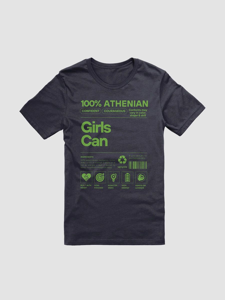 100% Athenian "Girls Can" T-Shirt product image (1)