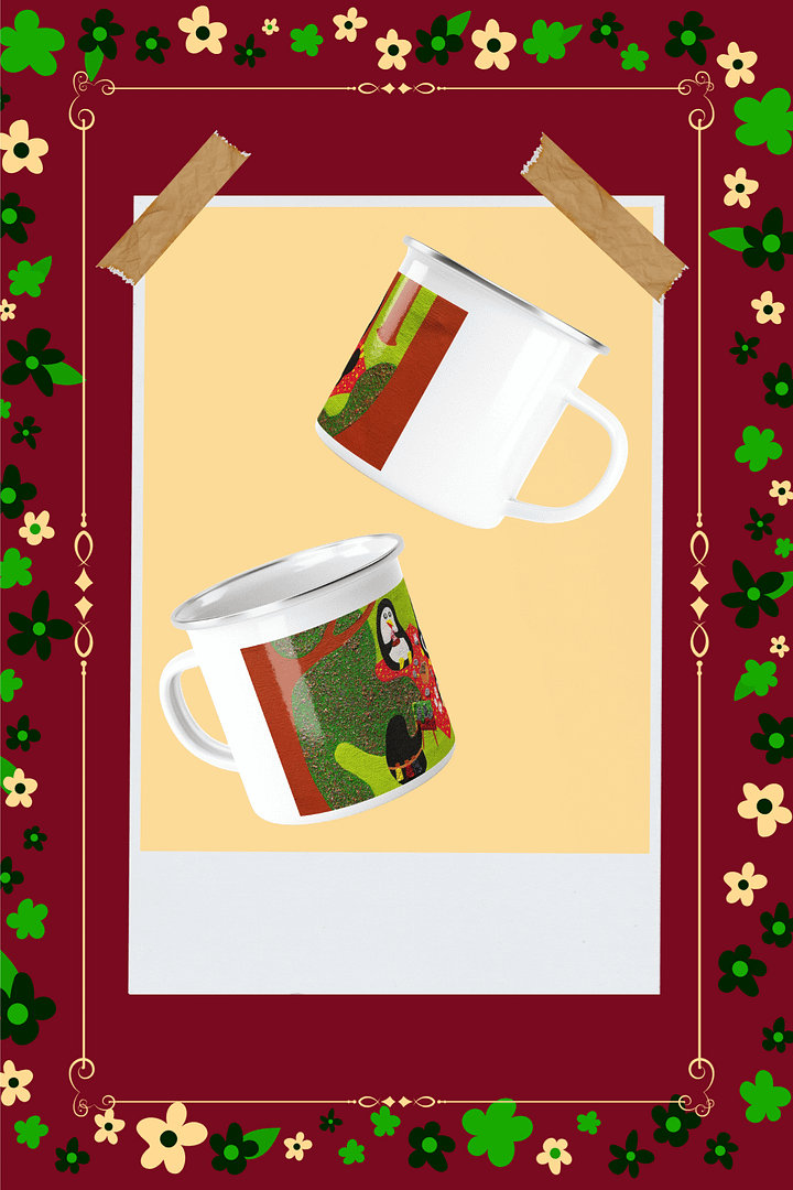 Spring Forest Picnic Enamel Mug product image (2)
