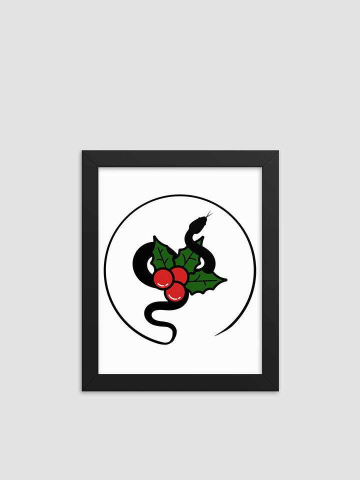 Snake&Holly Framed poster product image (1)