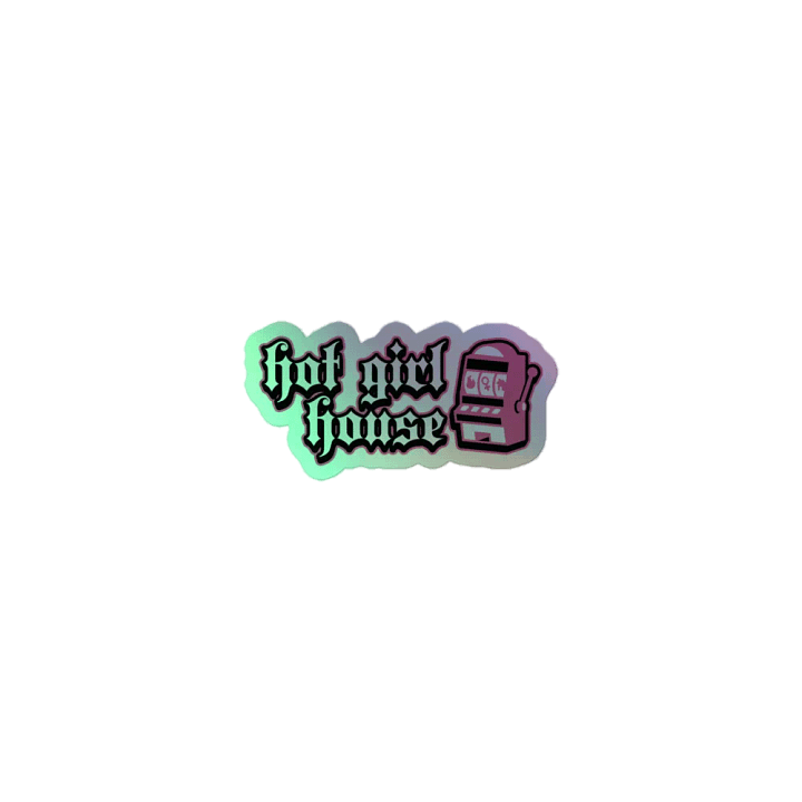 Goth Hot Girl House Slot Machine Sticker product image (1)