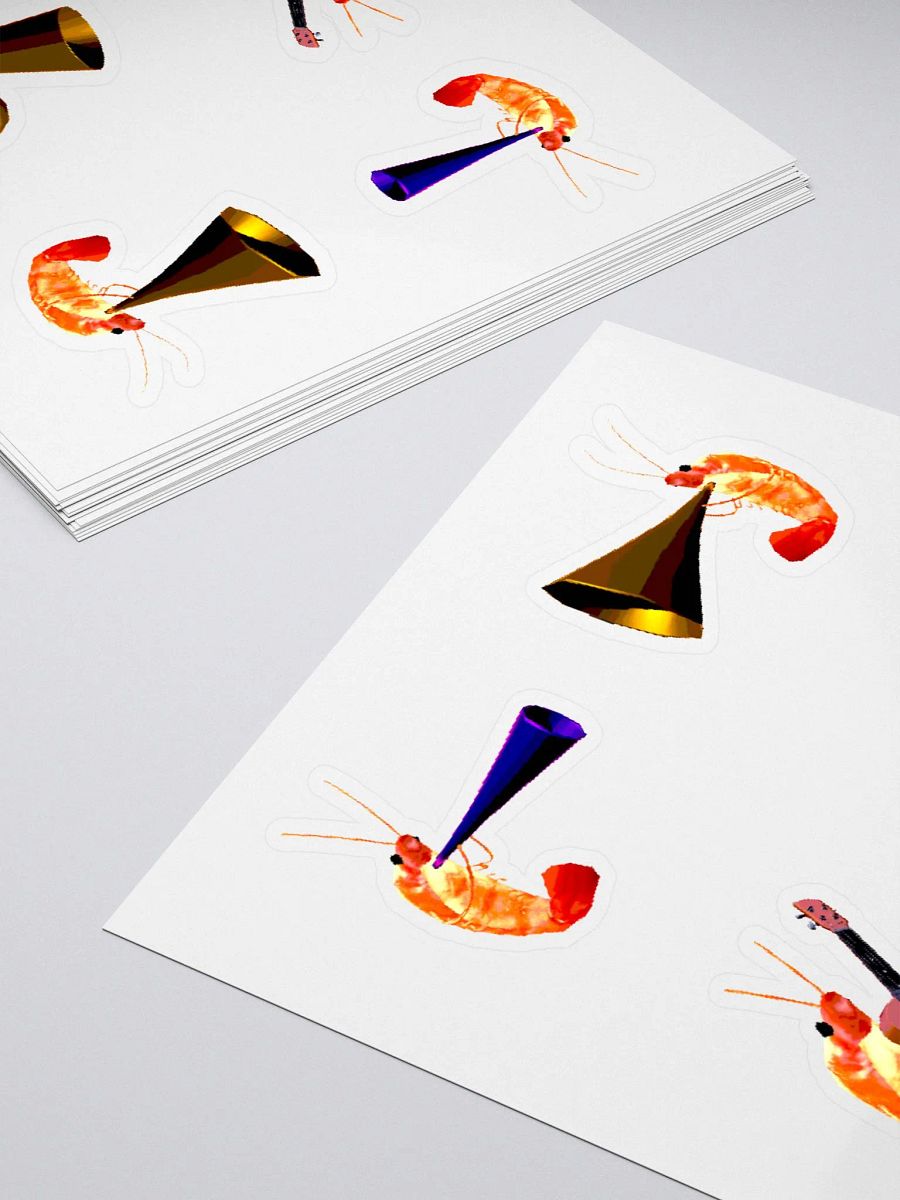 Shrimp Quartet Sticker Pack product image (4)