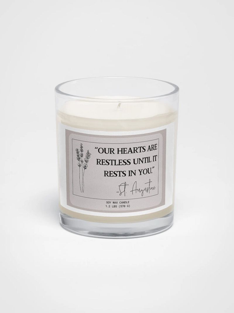 St. Augustine Candle