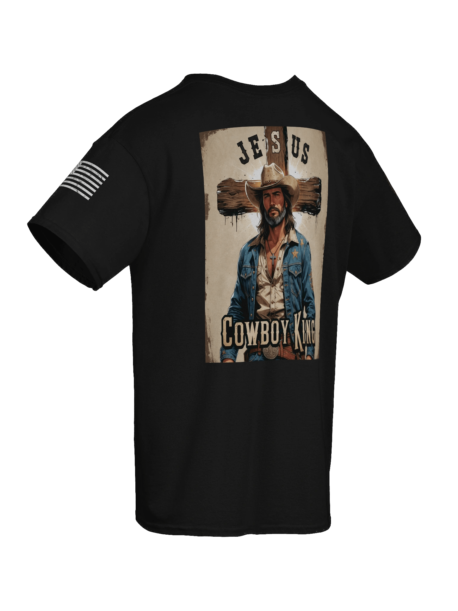 Jesus Cowboy King T-shirt product image (10)