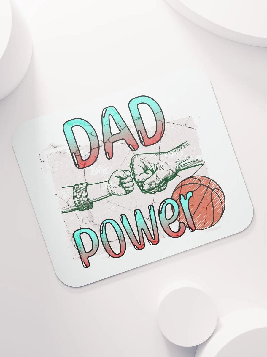 Dad Power Basketball Fist Mouse Pad product image (5)