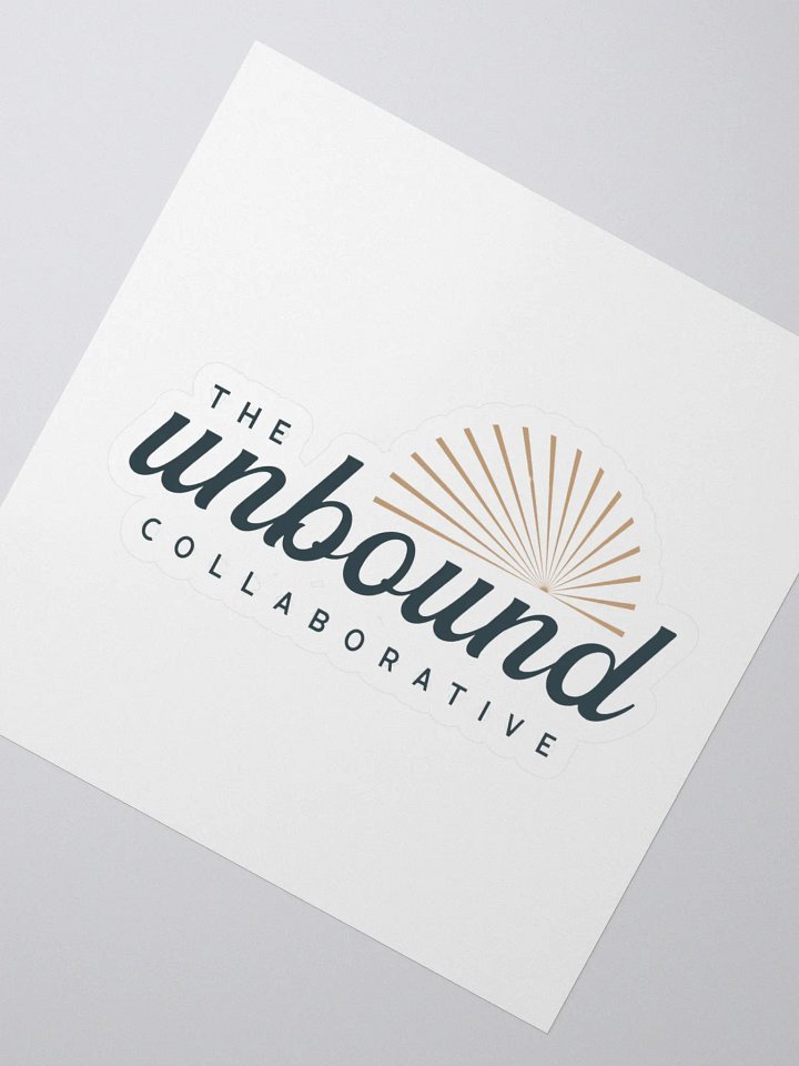 Unbound Die Cut Logo Sticker product image (2)