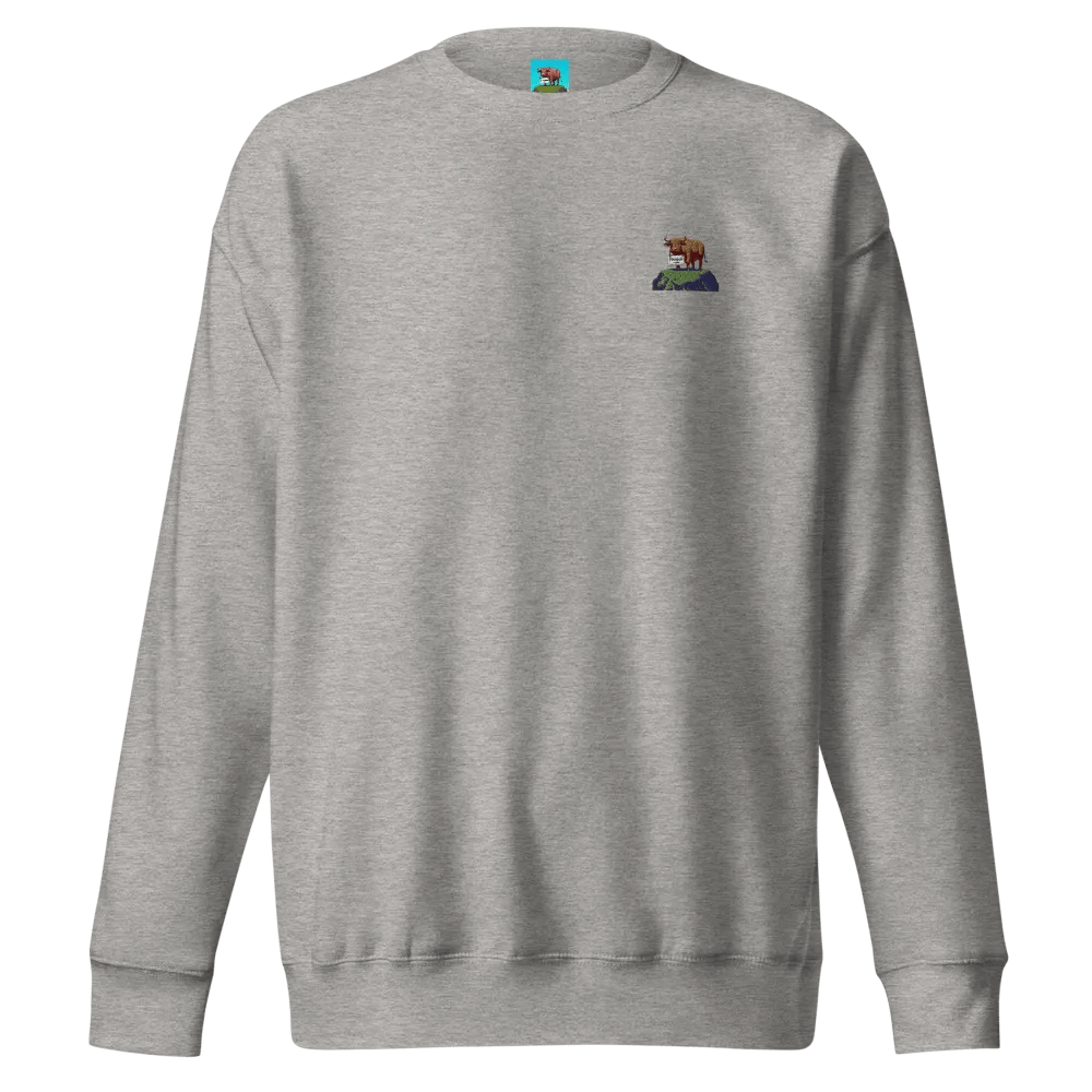 Ethereum is good image crewneck (grey) product image (1)