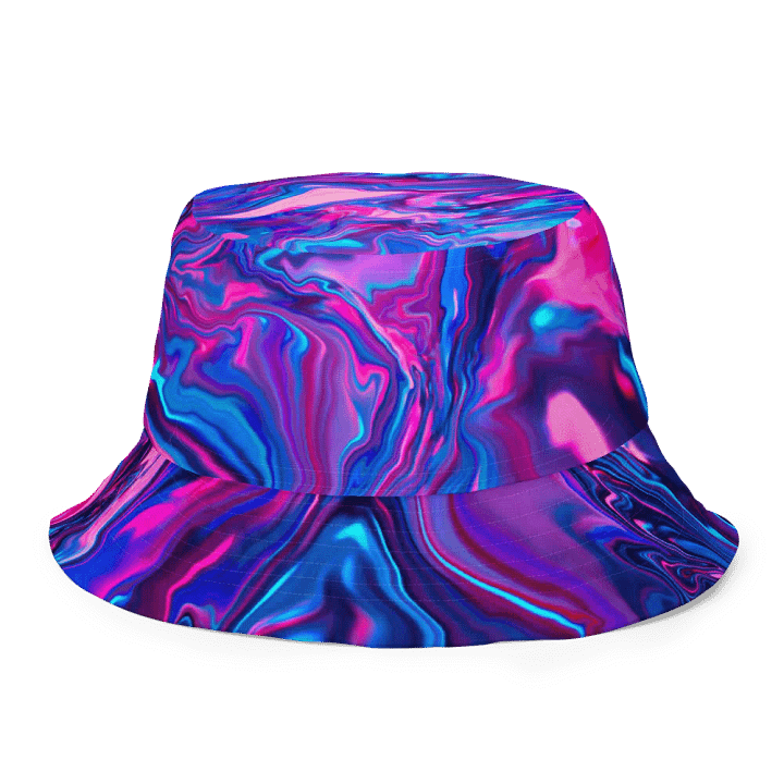 Multicolour Swirl Reversible Bucket Hat product image (2)