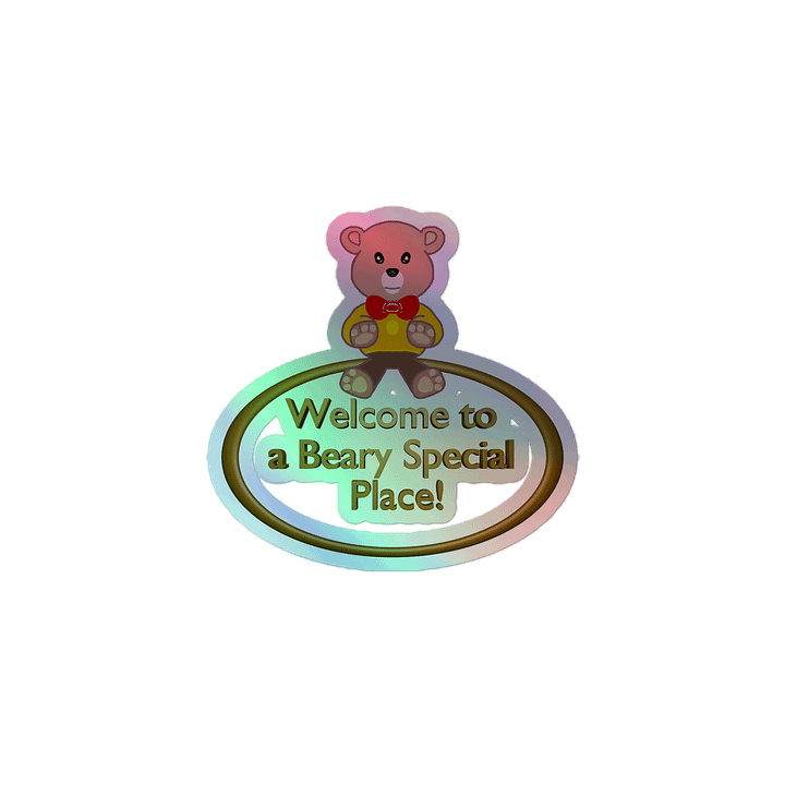 Beary Special Holographic Sticker Sheet product image (1)