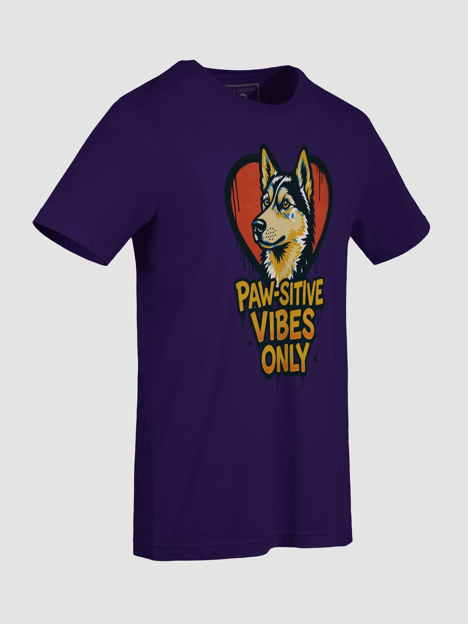 Husky “Paw-sitive Vibes Only” Tee product image (92)
