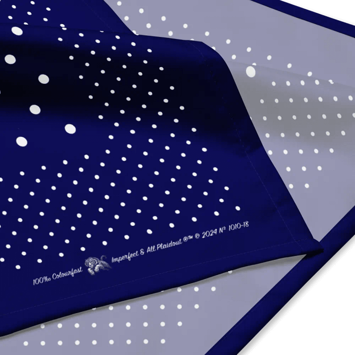 Navy Polka Dot Bandana product image (4)