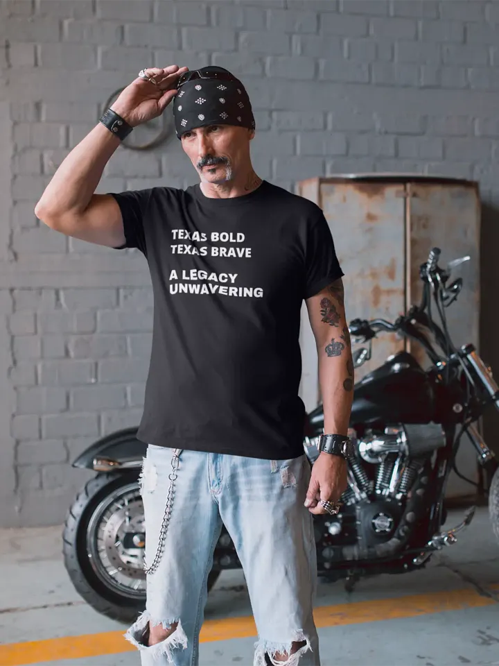 Texas Bold Texas Brave Dark T-shirt product image (2)