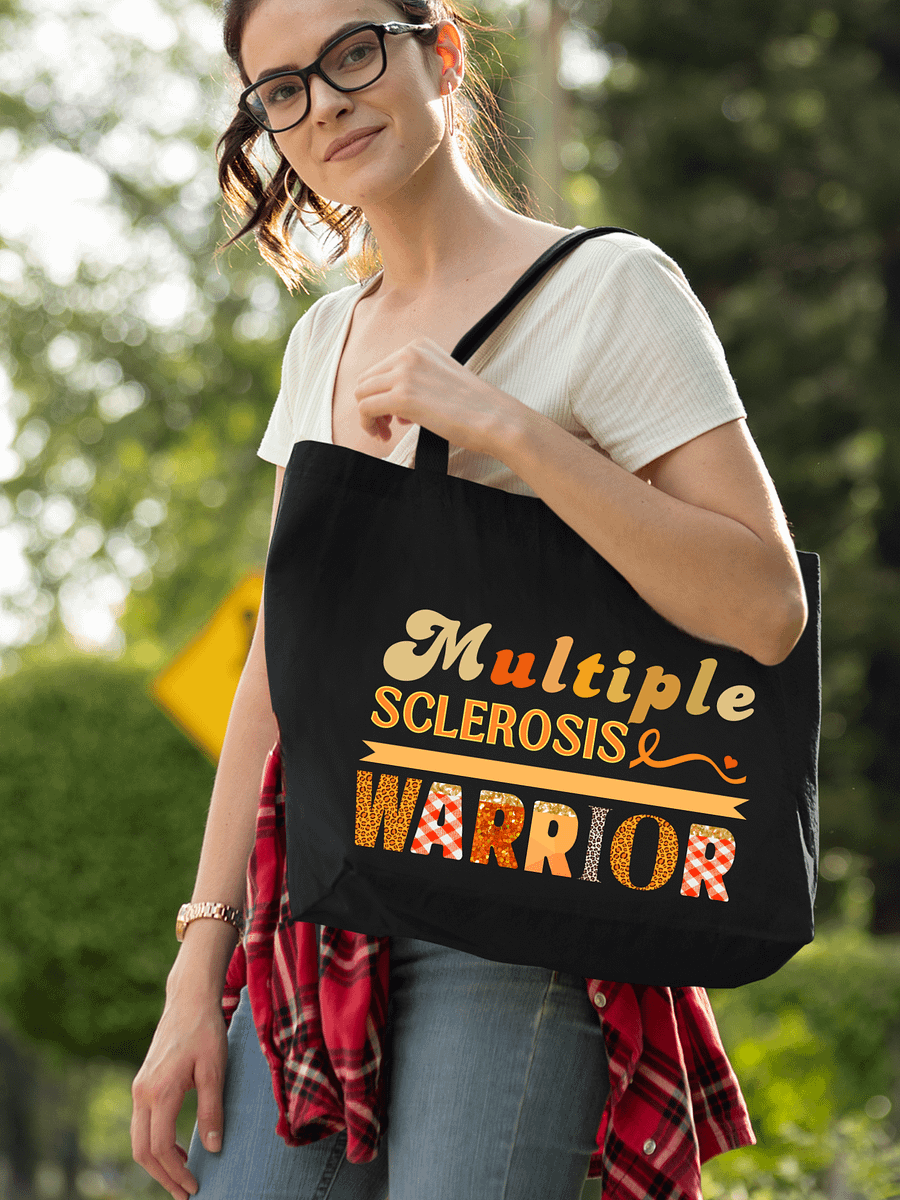 Multiple Sclerosis Warrior, Awareness Eco Tote Bag product image (1)