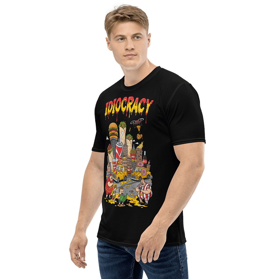 IDIOCRACY – Fast Food Nation T-Shirt | Junk Culture Worship in Full Color product image (3)
