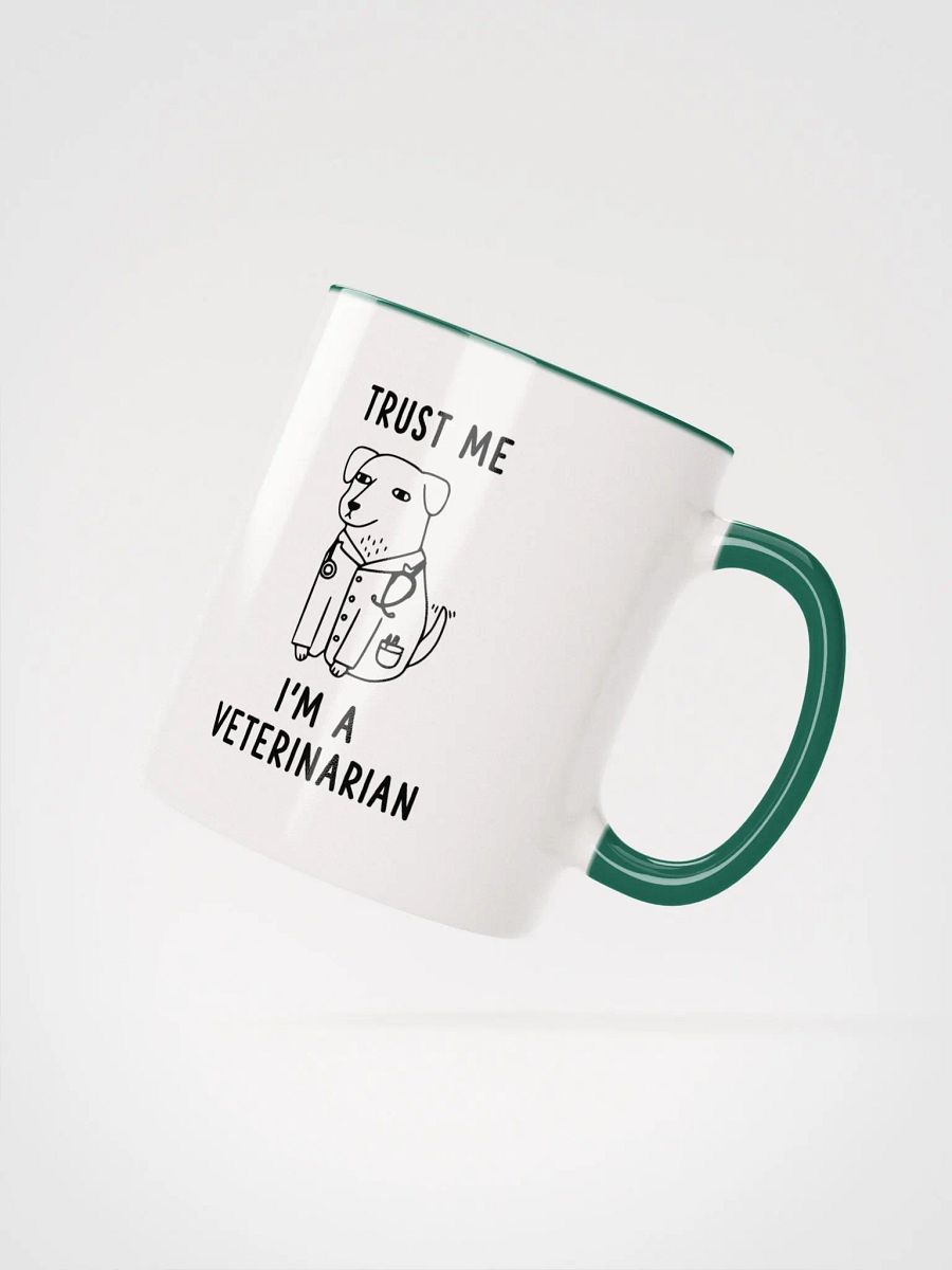 "I'm a veterinarian" Ceramic Mug with color inside product image (5)
