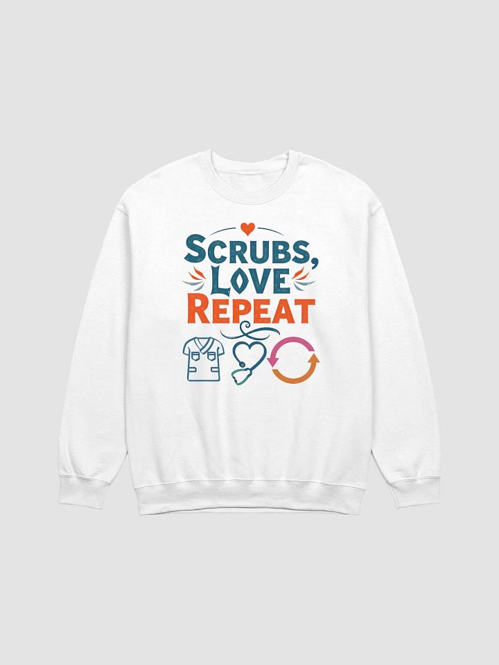 Scrubs Love Repeat Crewneck Sweatshirt product image (45)