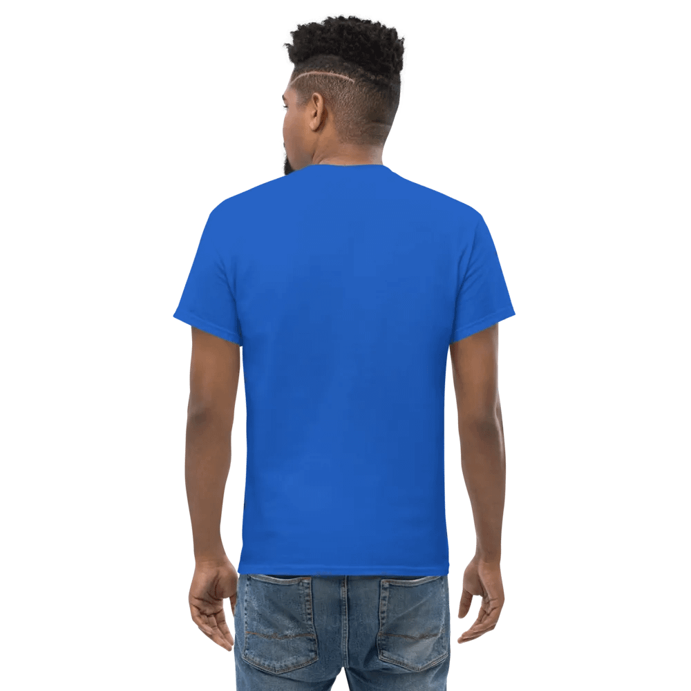 Adult Shirt Blue (white logo) product image (12)
