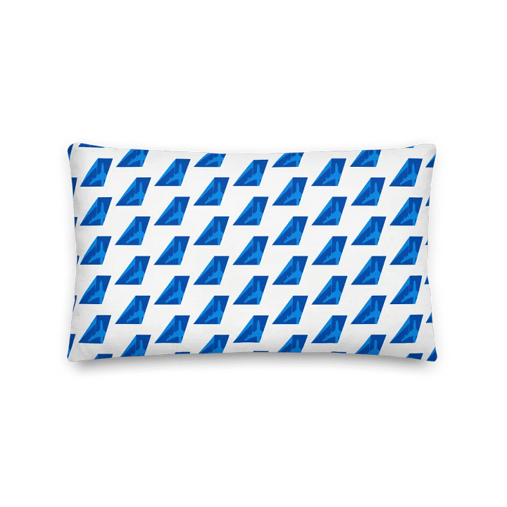 💤 Premium Flight Pillow - Two-Tone Blue Tailfin product image (1)