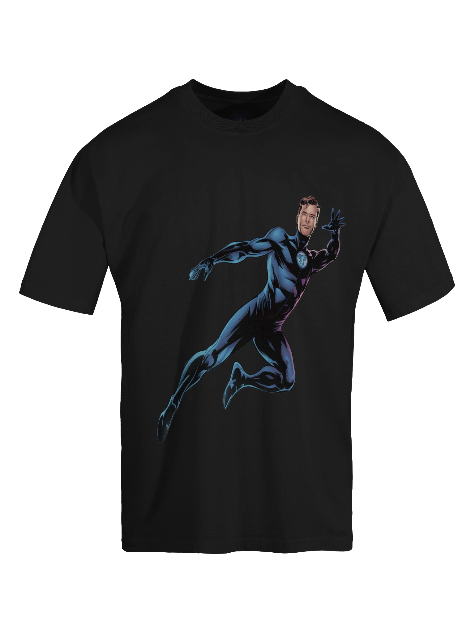Mister Fantastic Aerial Grasp Oversized Faded T-Shirt – Elastic Twilight Traverse product image (1)
