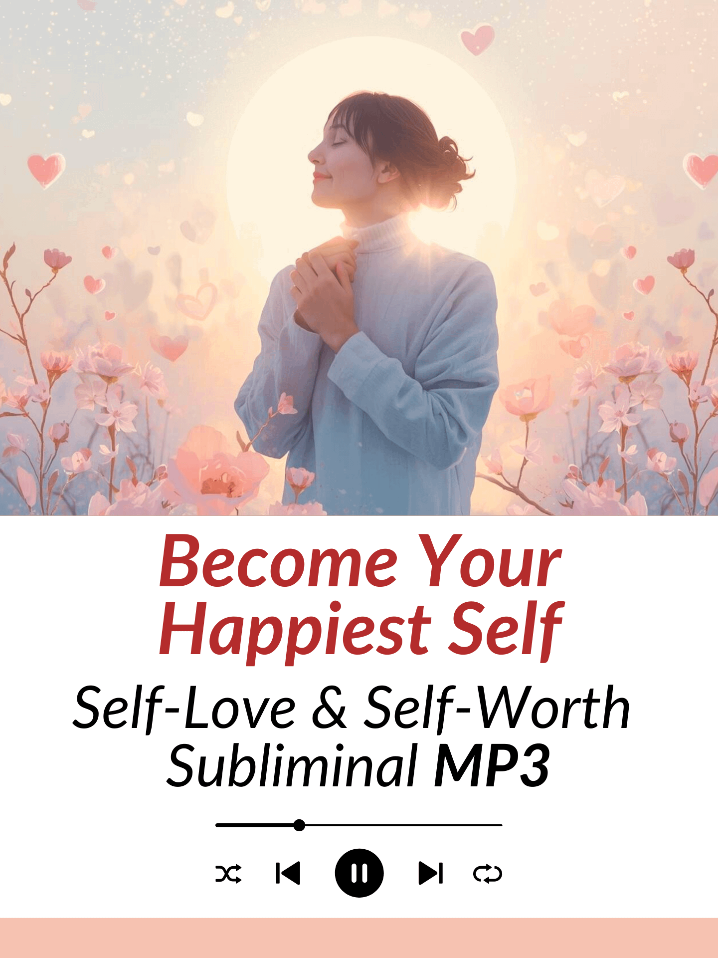 Become Your Happiest Self - Self-Love & Self-Worth Subliminal | MP3 Audio Download product image (1)