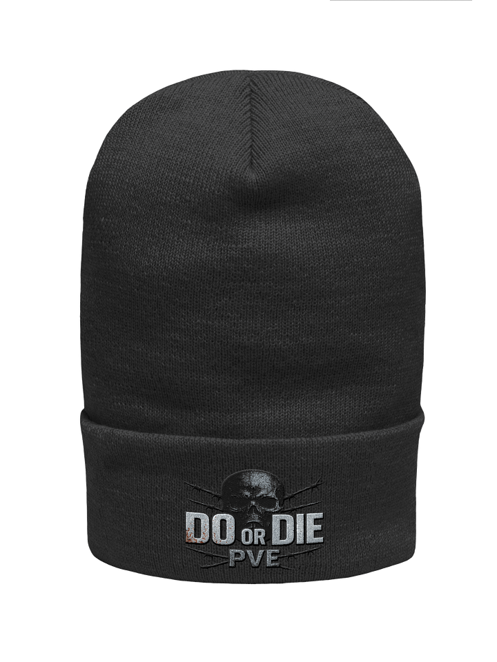 Skull Gas Mask Cuffed Beanie product image (2)