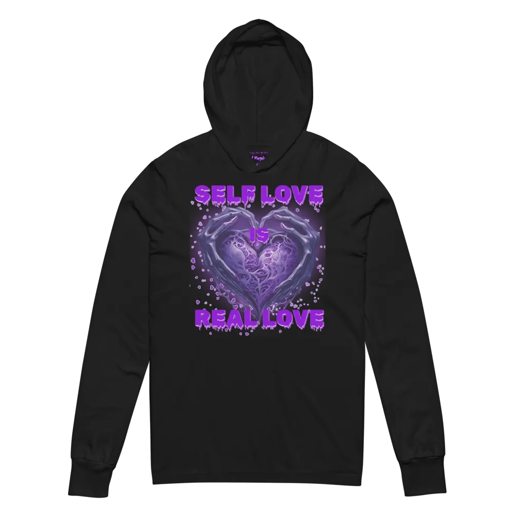 Self Love Heart Hooded tee product image (2)