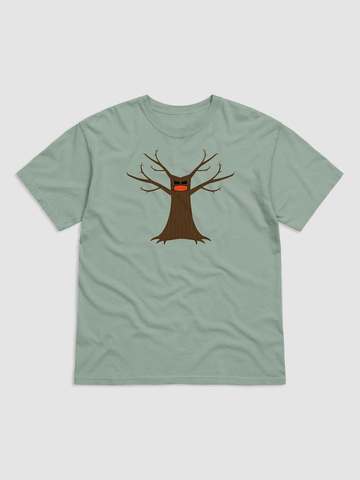 Spooky Tree Wearing A Face Mask Heavyweight T-Shirt product image (1)