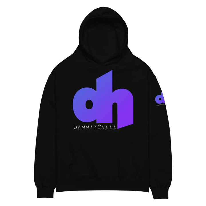 d2h Logo w/ d2h Logo on Sleeve Oversized Pullover Hoodie product image (2)