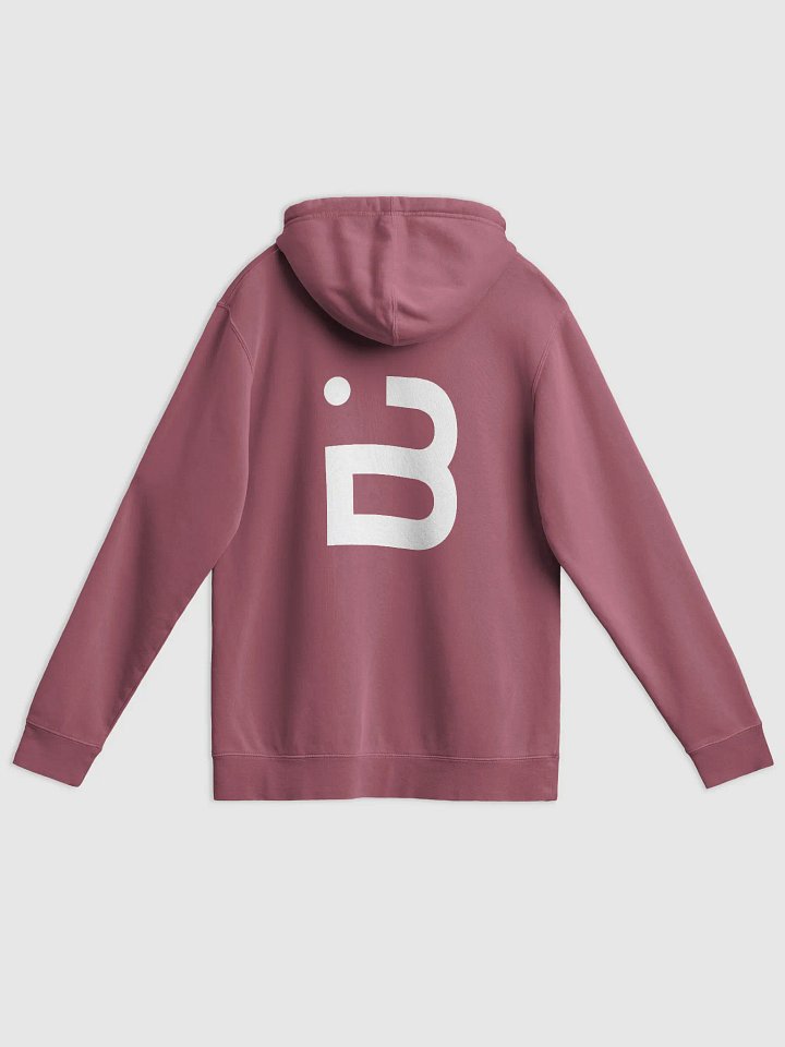 BUIII Originals Logo White Premium Vintage Hoodie product image (2)