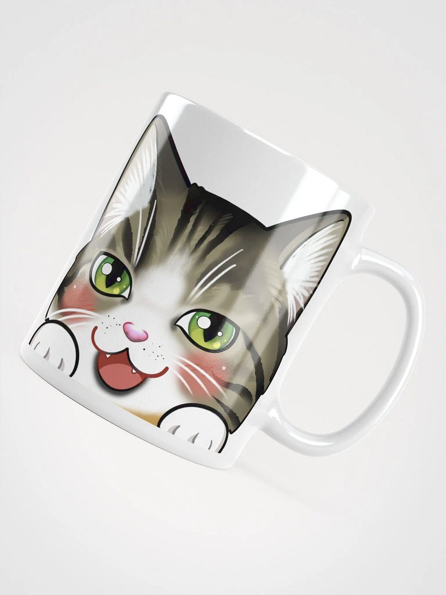 Cat Mug (White Glossy) product image (4)