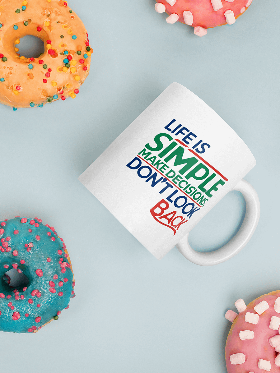 Life Is Simple White Glossyl Mug product image (20)