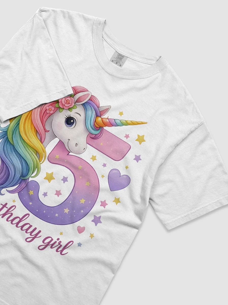 Birthday Girl Unicorn T shirt product image (3)
