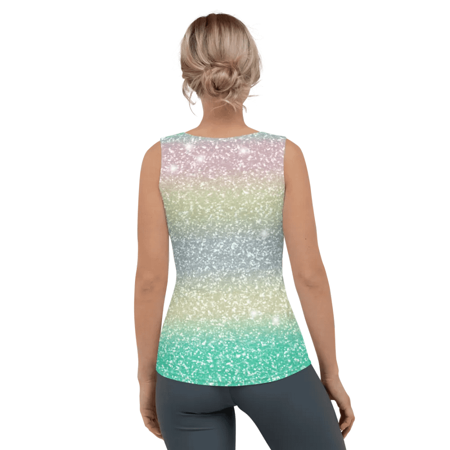 Glitter Unicorn Texture Design Tank Top (1) product image (4)