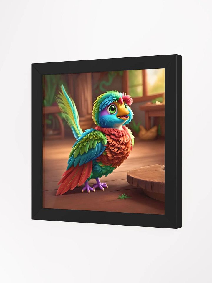 Endangered Species - Mexico - Quetzal Eco-Friendly Ayous Wood Framed Poster product image (2)